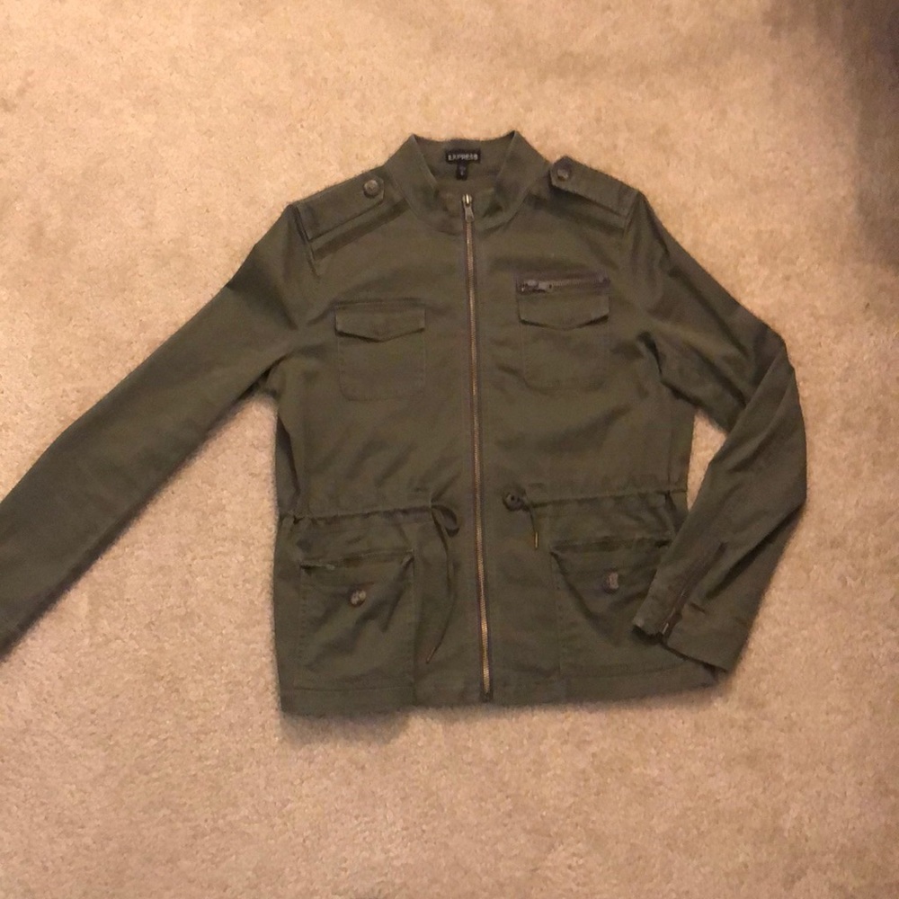 Army green jacket